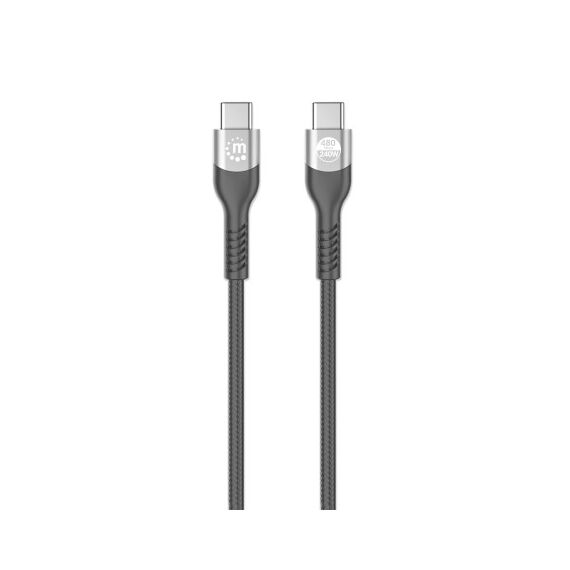 Manhattan USB-C to USB-C Cable (240W), 2m, Male to Male, | 356367