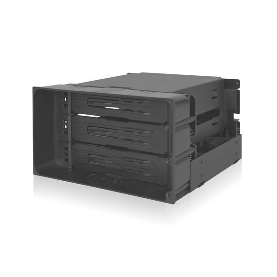 ICY DOCK flexiDOCK MB830SP-B - Storage drive cage - 3.5" - black