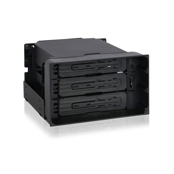 ICY DOCK flexiDOCK MB830SP-B - Storage drive cage - 3.5" - black