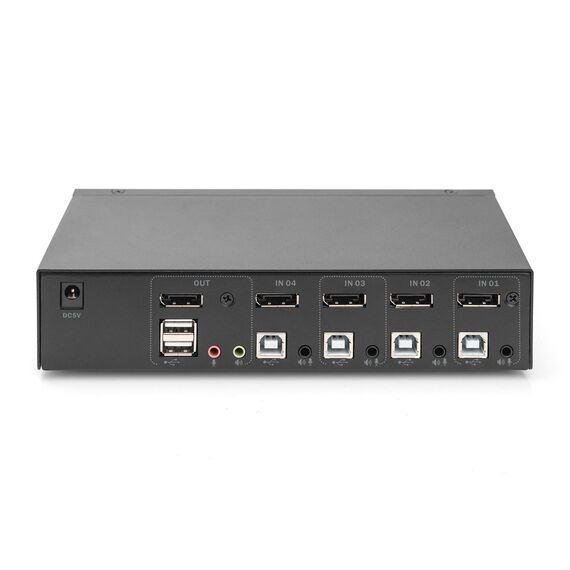Digitus KVM Switch, 4x1 DP, DP Out,USB / USB / USB / D | DS-12891