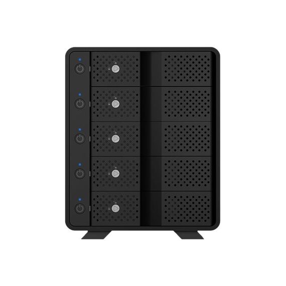 ICY BOX IB-3805-C31 - Hard drive array - 5 bays (SATA-600) - USB
