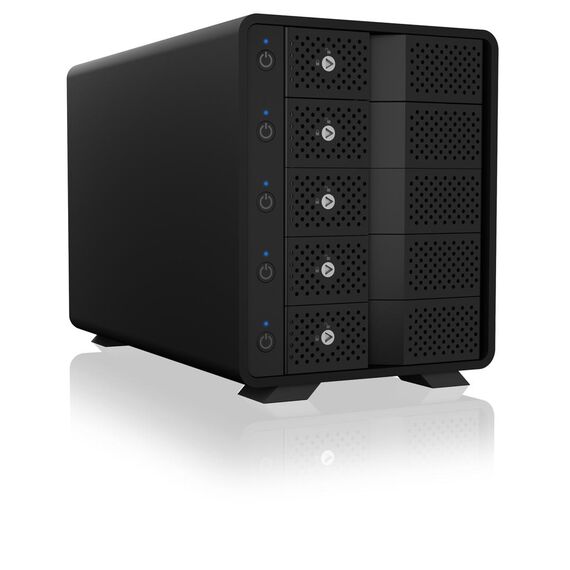 ICY BOX IB-3805-C31 - Hard drive array - 5 bays (SATA-600) - USB