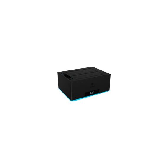 ICY BOX IB-127CL-U3 - Solid state / hard drive array - 2 bays (SA