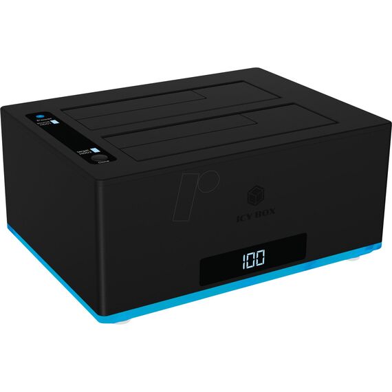 ICY BOX IB-127CL-U3 - Solid state / hard drive array - 2 bays (SA
