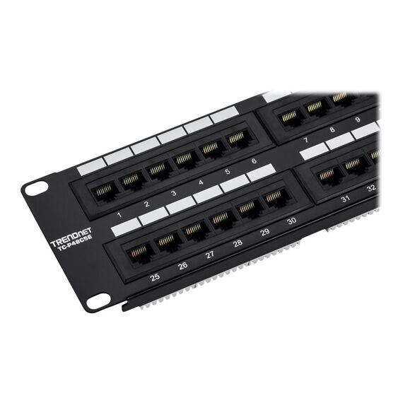 TRENDnet - Patch panel - CAT 5e - UTP - 48 ports | TC-P48C5E