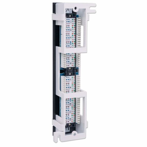 Intellinet Patch Panel, Cat5e, Wall-mount, UTP, 12-Port, | 162470