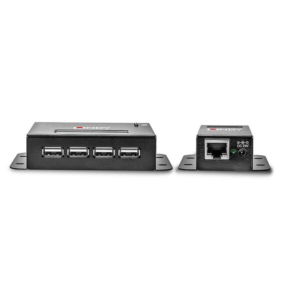 LINDY USB 2.0 4 Port CAT.5/6 Extender With Power Over CAT | 42681