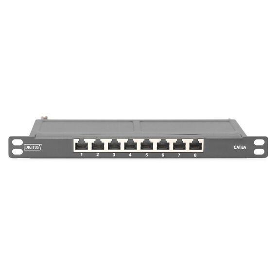 DIGITUS - Patch panel - Cat 6a, shielded - wall | DN-91608S-SL-EA