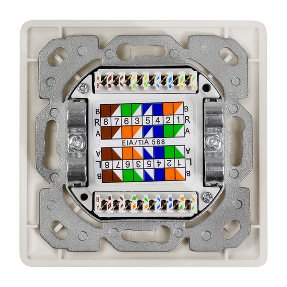 LogiLink Professional - Network socket-outlet - Cat.6A,  | NP0128