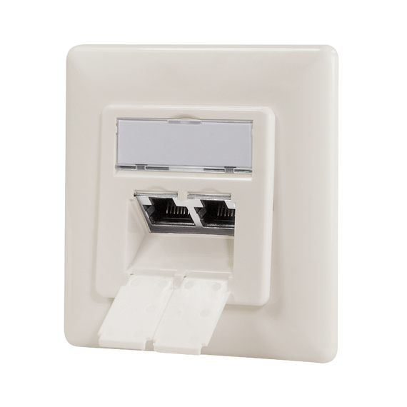 LogiLink Professional - Network socket-outlet - Cat.6A,  | NP0128