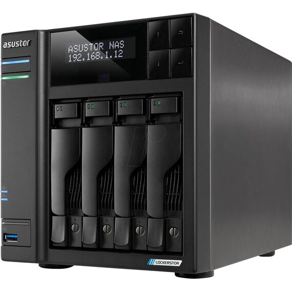 ASUSTOR Lockerstor 4 Gen2 AS6704T - NAS serve | 90-AS6704T00-MD30