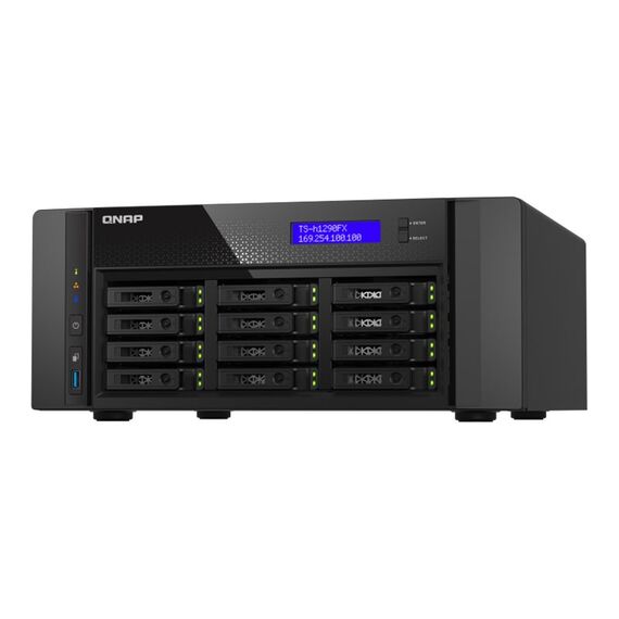 QNAP TS-h1290FX - NAS server - 12 bays - SATA | TSH1290FX7232P64G