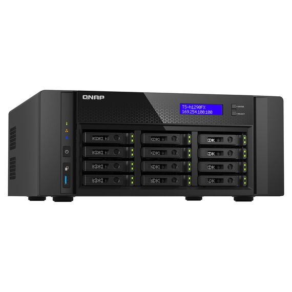 QNAP TS-h1290FX - NAS server - 12 bays - SATA | TSH1290FX7232P64G