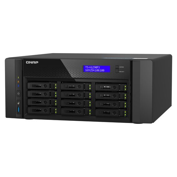 QNAP TS-h1290FX - NAS server - 12 bays - SATA | TSH1290FX7232P64G