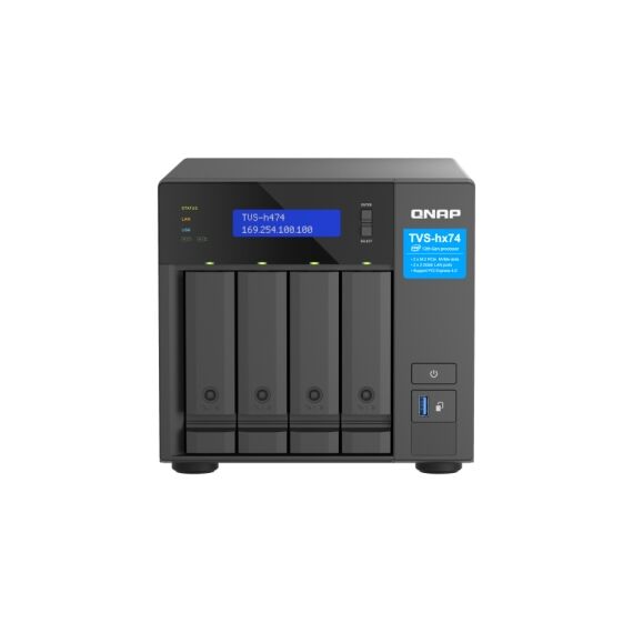 QNAP TVS-H474 - NAS server - 4 bays - SATA 6Gb/s | TVS-H474-PT-8G
