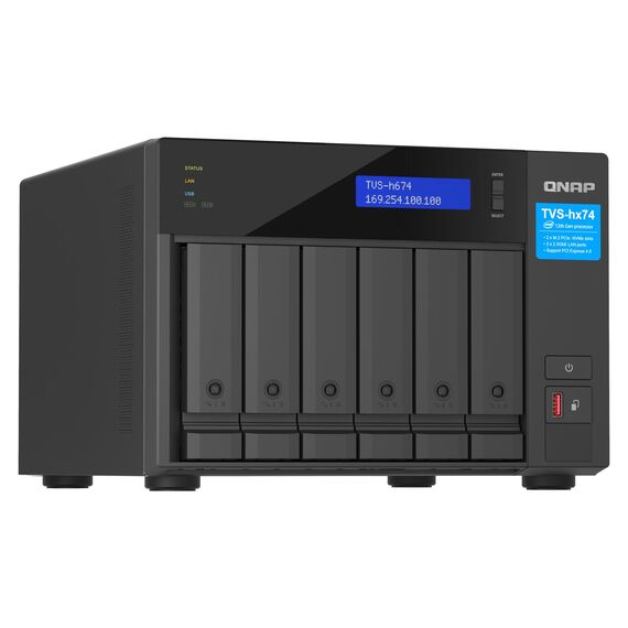 QNAP TVS-H674 - NAS server - 6 bays - SATA 6Gb/ | TVS-H674-I5-32G