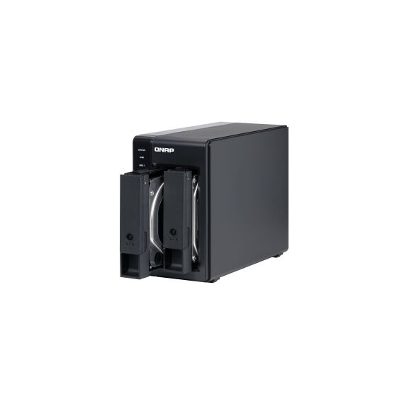 QNAP TR-002 - Hard drive array - 2 bays (SATA-600) - USB 3.1 Gen