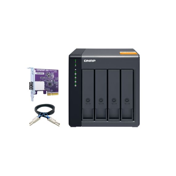QNAP TL-D400S - Hard drive array - 4 bays (SATA-600) - SATA 6Gb/s