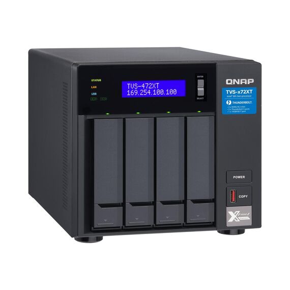 QNAP TVS-472XT - NAS server - 4 bays - SATA 6Gb | TVS-472XT-I3-4G