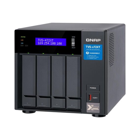 QNAP TVS-472XT - NAS server - 4 bays - SATA 6Gb | TVS-472XT-I3-4G