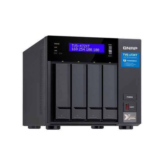 QNAP TVS-472XT - NAS server - 4 bays - SATA 6Gb | TVS-472XT-I3-4G