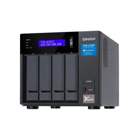 QNAP TVS-472XT - NAS server - 4 bays - SATA 6Gb | TVS-472XT-I3-4G