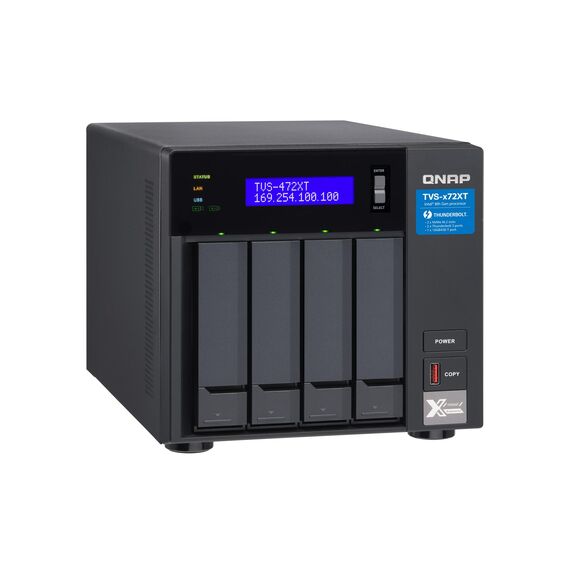 QNAP TVS-472XT - NAS server - 4 bays - SATA 6Gb | TVS-472XT-I3-4G