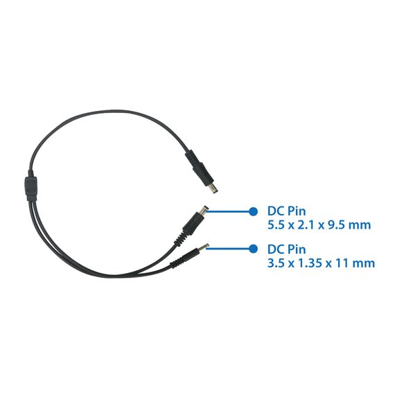 Edimax GP-101ST - PoE splitter - output connectors 1