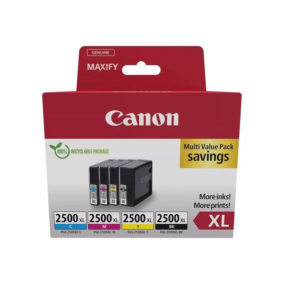 Canon PGI2500XL BKCMY Multipack 4pack XL black, 9254B010