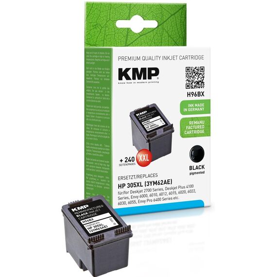 KMP H96BX - 10 ml - High Yield - black - compatible - | 1772,4001