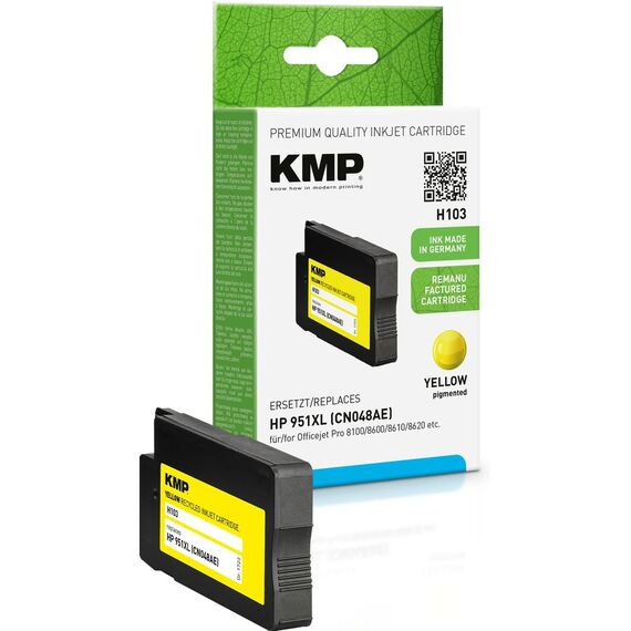 KMP H103 - 30 ml - yellow - compatible - ink cartridg | 1723,4009