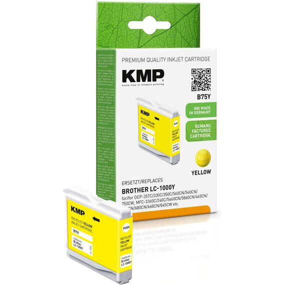 KMP B75Y - 5.5 ml - yellow - compatible - ink cartrid | 1035,4009