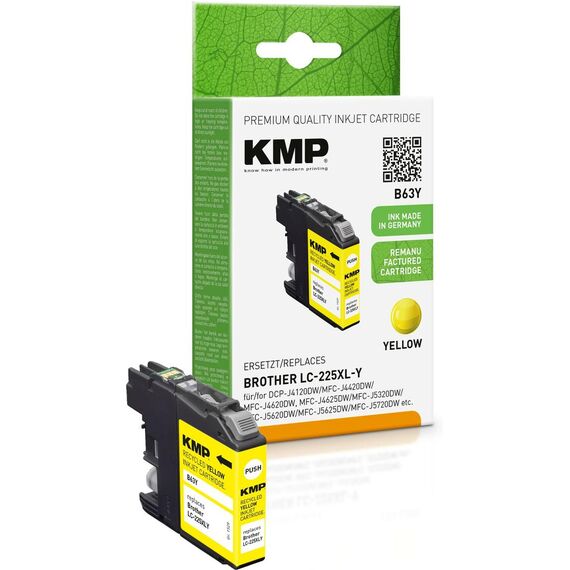 KMP B63Y - 11.8 ml - yellow - compatible - ink cartri | 1530,4009