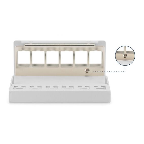 DIGITUS - Patch panel - modular - wall mountable, tabl | DN-93716