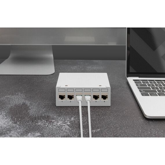 DIGITUS - Patch panel - modular - wall mountable, tabl | DN-93716