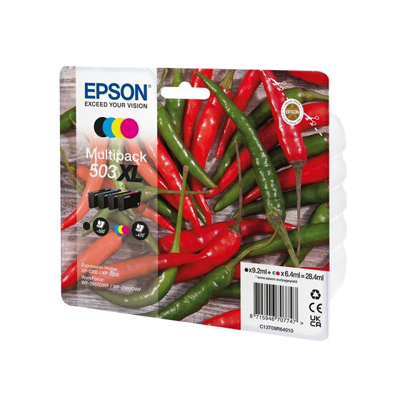 Epson 503XL Multipack - 4-pack - XL - black, yello | C13T09R64010