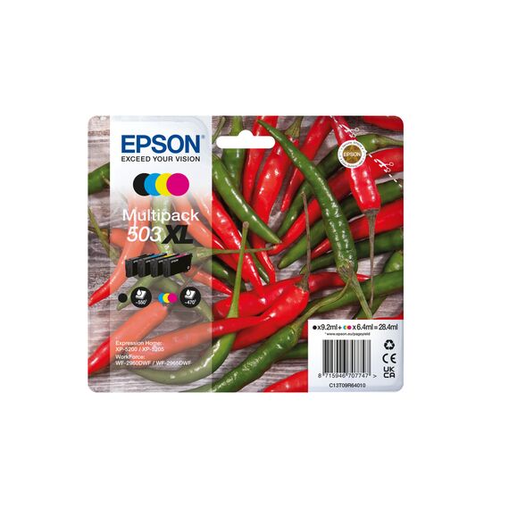 Epson 503XL Multipack - 4-pack - XL - black, yello | C13T09R64010