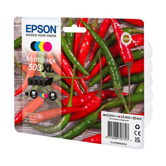 Epson 503XL Multipack - 4-pack - XL - black, yello | C13T09R64010