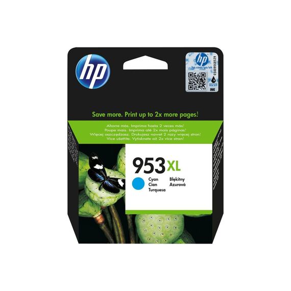 HP 953XL - 20 ml - High Yield - cyan - original - i | F6U16AE#301