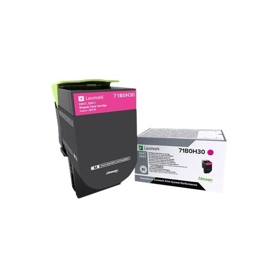 Lexmark X417 - High Yield - magenta - original - toner  | 71B0H30