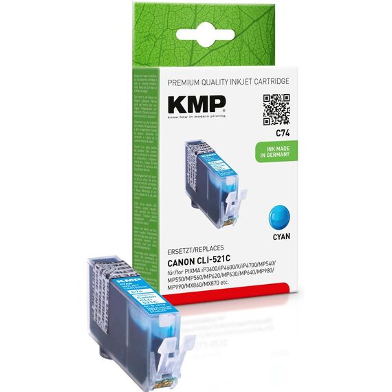 KMP C74 - 9 ml - cyan - compatible - ink cartridge (a | 1510,0003