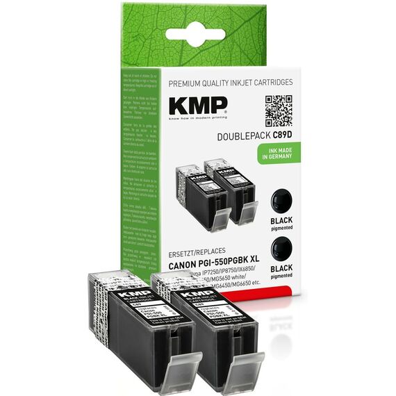 KMP C89D - 2-pack - 28 ml - black - compatible - ink  | 1518,0021
