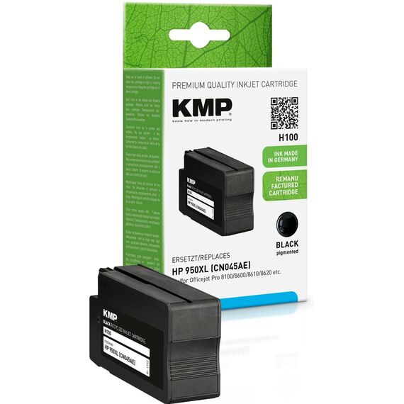 KMP H100 - 80 ml - black - compatible - ink cartridge | 1722,4001