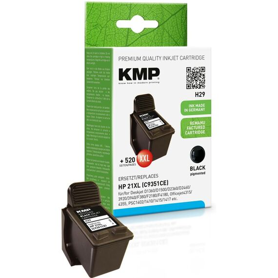 KMP H29 - 16 ml - High Yield - black - compatible - i | 1900,4211