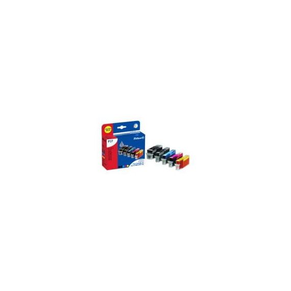 Pelikan P37 - 5-pack - black, yellow, cyan, magenta - c | 4111791