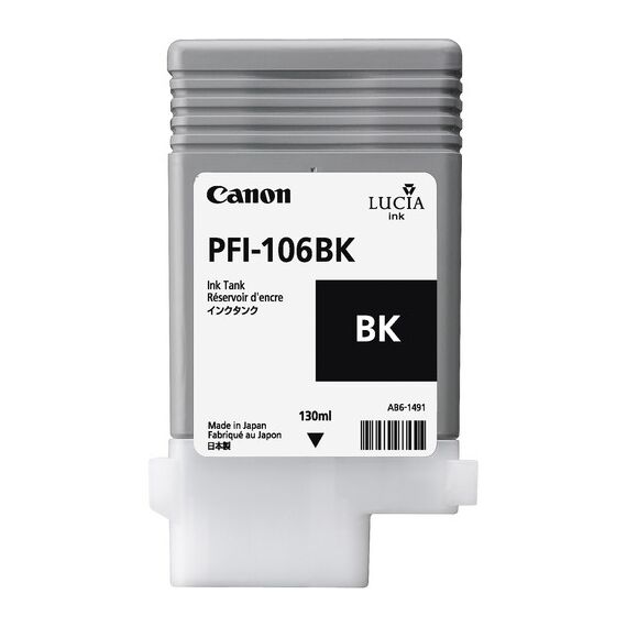Canon PFI-106 BK - 130 ml - black - original - ink tan | 6621B001