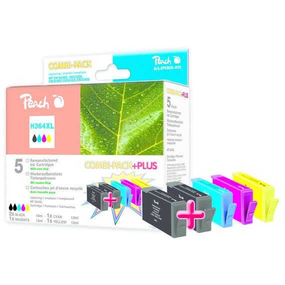 Peach Spar Pack Plus - 5-pack - XL size - black, yell | PI300-405