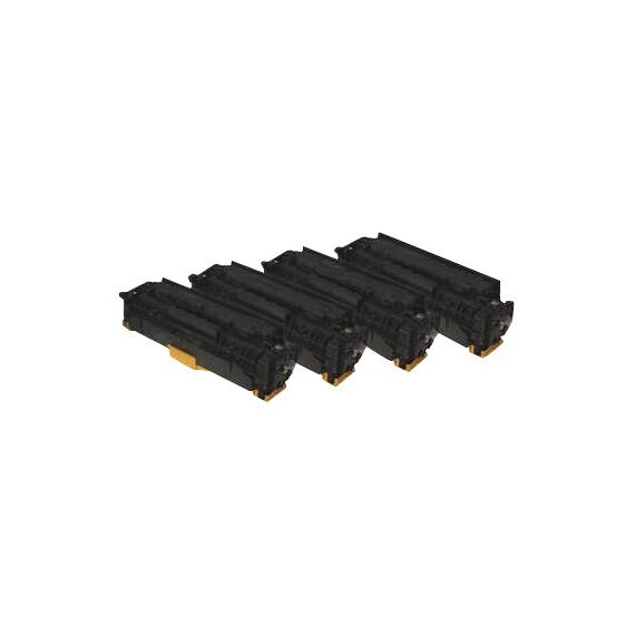 Peach Combi-Pack - 4-pack - high capacity - black, yellow | PT499