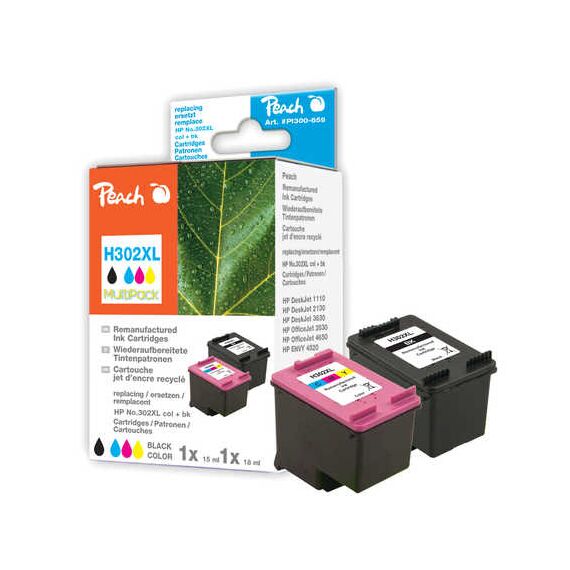Peach Multi Pack - 2-pack - black, colour (cyan, mage | PI300-659