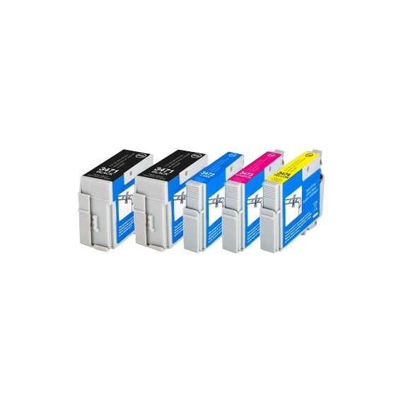 Peach Multi Pack Plus - 5-pack - XL - black, yellow,  | PI200-631
